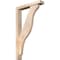 Ekena Millwork Funston Block Smooth Bracket w/ Offset Brace, Douglas Fir, 3 1/2"W x 18"D x 30"H BKT0402X18X30FST05SDF - alternate 1